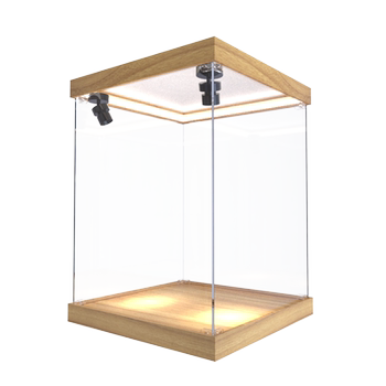 Acrylic lighting display cabinet figure lego