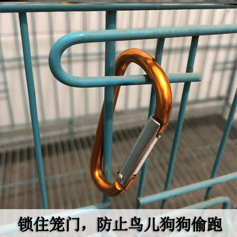 Cat cage lock Balcony Rabbit cage padlock switch Out reinforcement artifact Cat cage fence Dog cage snap safety
