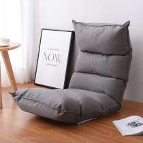 Foldable lazy sofa tatami single bedroom bed small cute girl net red backed chair floating window chair