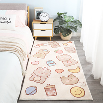 Minimalist room Carpet Bedroom bedside Innet red Tongan Cloakroom Girl bed Under the bed can be customised full of floor cushions