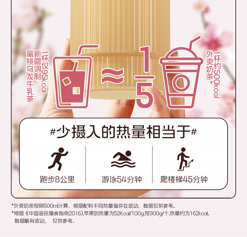 【中国直邮】 哈纳斯乳业 新疆奶茶粉 阿勒泰鲜奶奶茶 蜜桃乌龙牛乳茶  100g【配料只有生牛乳+乌龙茶+水蜜桃粉】【低卡0蔗糖0添加】【新疆特产】