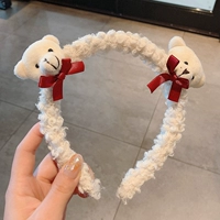 Белый ободок, с медвежатами