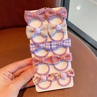 Сиреневый модный комплект ручной работы