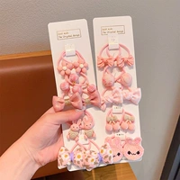 Розовый комплект с бантиком, в цветочек