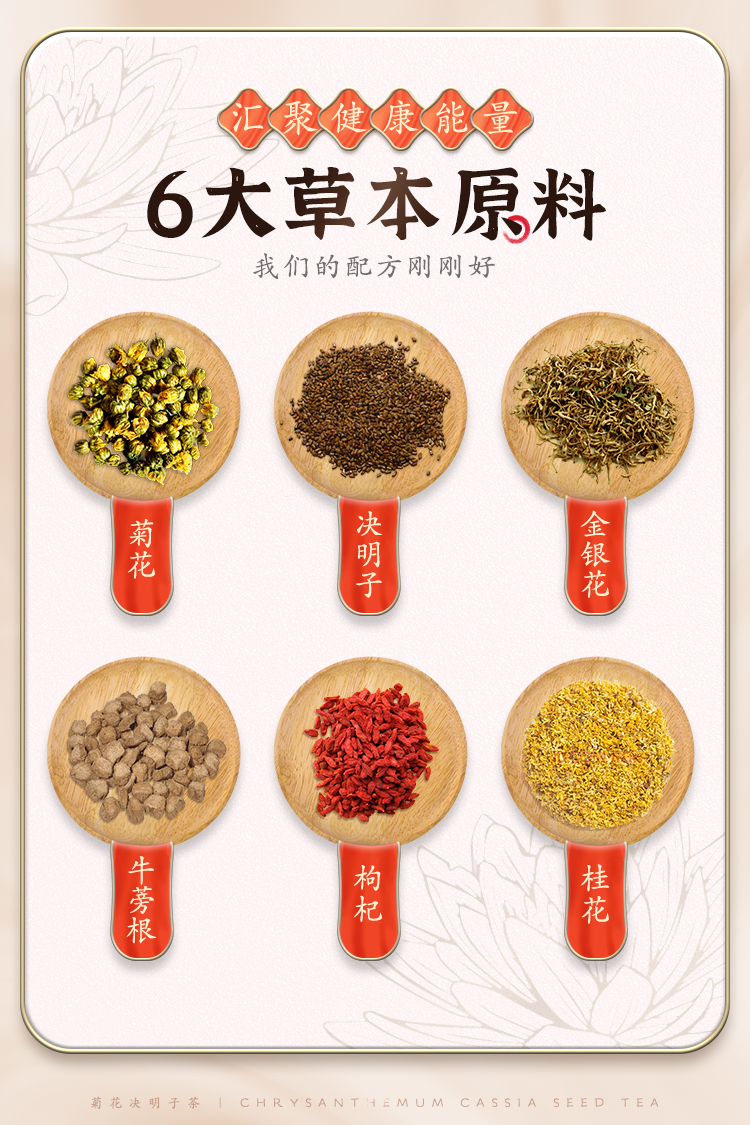 【碧生源】菊花决明子茶30包