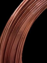 T2 red copper wire conductive electroplating hanging brick DIY handwoven copper wire diameter 0 1 2 0 0 3-5mm