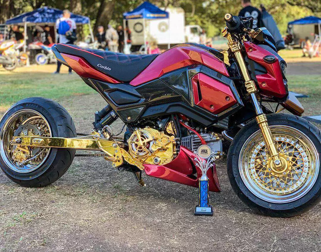 Мини-внедорожный мотоцикл модель Honda, гоночно-коллекционная игрушка, 24,8×15,1×5,3 см