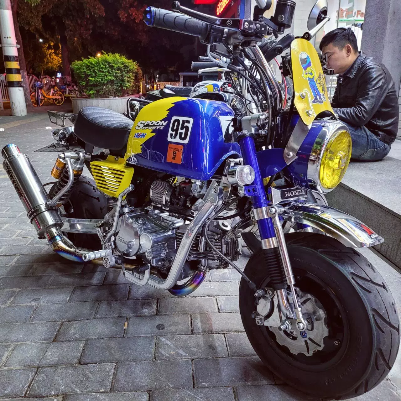 Мини-внедорожный мотоцикл модель Honda, гоночно-коллекционная игрушка, 24,8×15,1×5,3 см