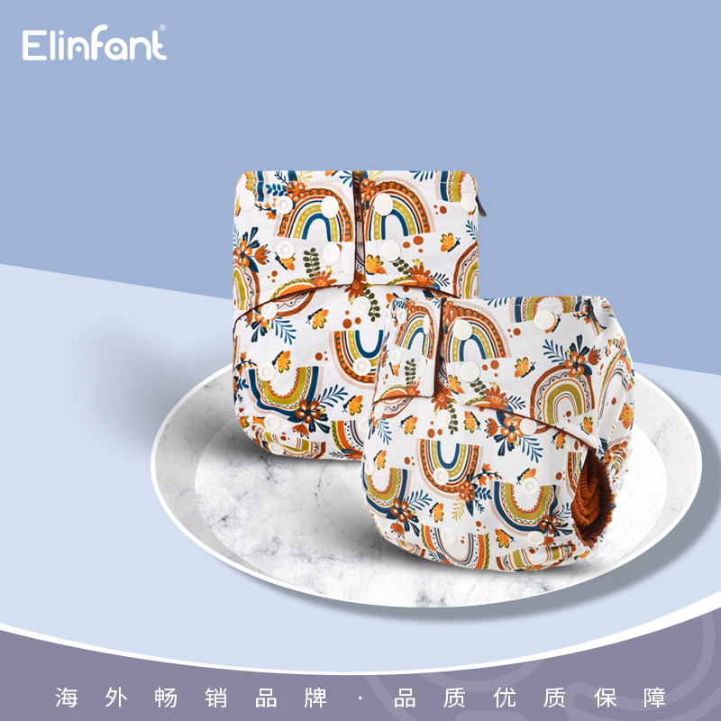 Elinfant newborn baby cloth diapers washable breathable waterproof leak-proof training pants study pants diaper pants