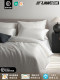 High-End 200-Count Pima Cotton Four-Piece Set, Pure Cotton Bed Sheet and Duvet Cover, Light Luxury and High-End Hotel Bedding