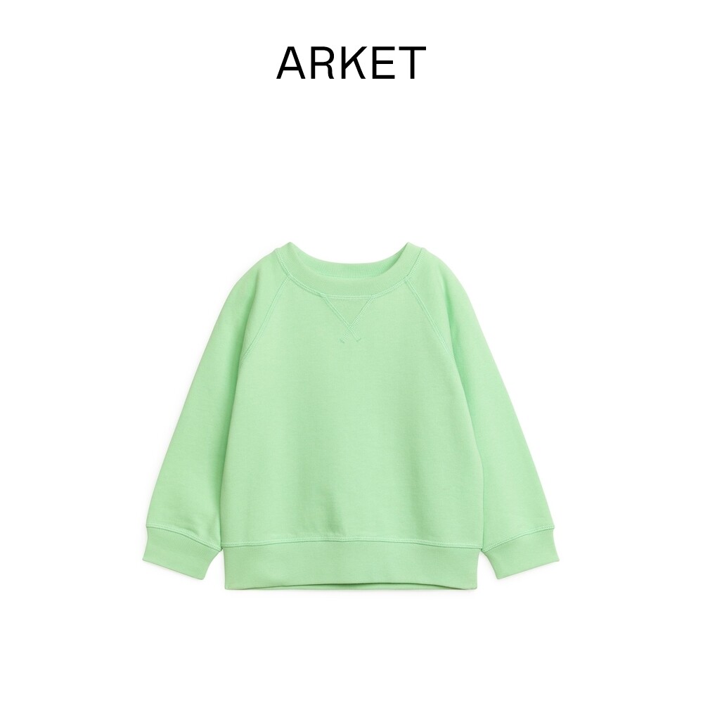 ARKET male and female child base pure cotton round neck long sleeves thick cotton T2022 spring new product 0491708090