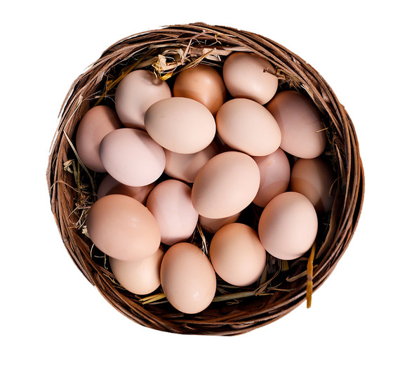 Jiuhuashan Chai eggs, authentic free-range eggs, fresh free-range eggs, 40 pieces of stupid eggs, confinement eggs, soft-boiled eggs