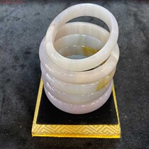 Boutique Tree Chemical Jade Ice Seed Overdraft White Bracelet Liao West Chaoyang North Ticket West Officer Collection to match the playing retro temperament