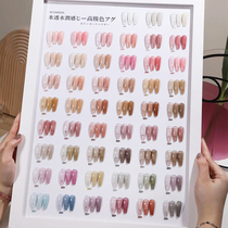 Nail polish rubber 2022 new net red pop color ice overdraft milk tea meatshop open shop special color nude color nail polish