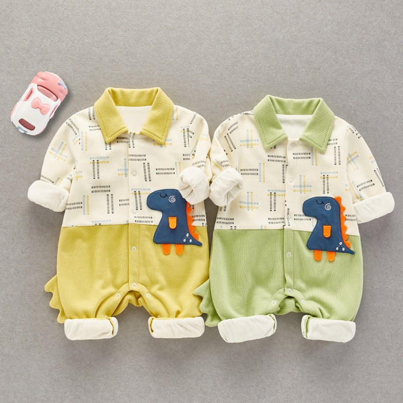 Baby spring clothes boy baby jumpsuit spring and autumn suit cute romper cartoon go out romper clothes newborn baby clothes