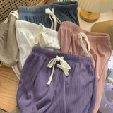 Осенние трикотажные штаны для отдыха, коллекция 2023, свободный прямой крой