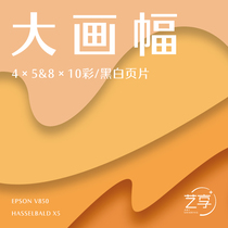 (Yichen Scan) Large format film scanning film scanning large format camera film photography service