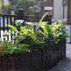 Green Plant Landscaping Flower Trough Partition Floor-Standing Floral Artificial Plant Landscape Flower Box Combination Fake Grass Fake Flower Bonsai Decoration