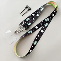 Прозрачная пленка +косой висящий [маленький динозавр] +2 маленькая черная веревка