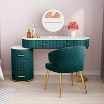  Nordic light luxury dresser storage cabinet one bedroom small apartment Modern minimalist makeup table Net celebrity ins set
