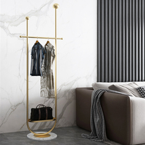  Nordic coat rack floor-to-ceiling simple modern bedroom hanger Entrance porch metal wrought iron multi-function clothes rack