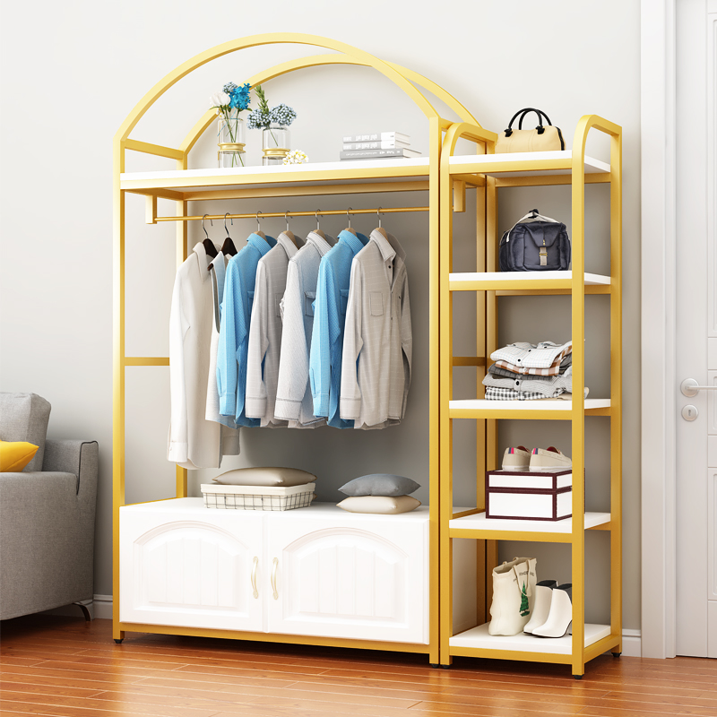 Bedroom hanging clothes hanger floor home clothes hat rack modern minimalist room clothes rack multifunctional hanger