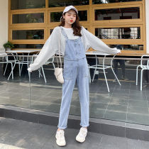 Pregnant women with pants early spring summer large size loose wide legs nine short thin straight jeans spring and autumn