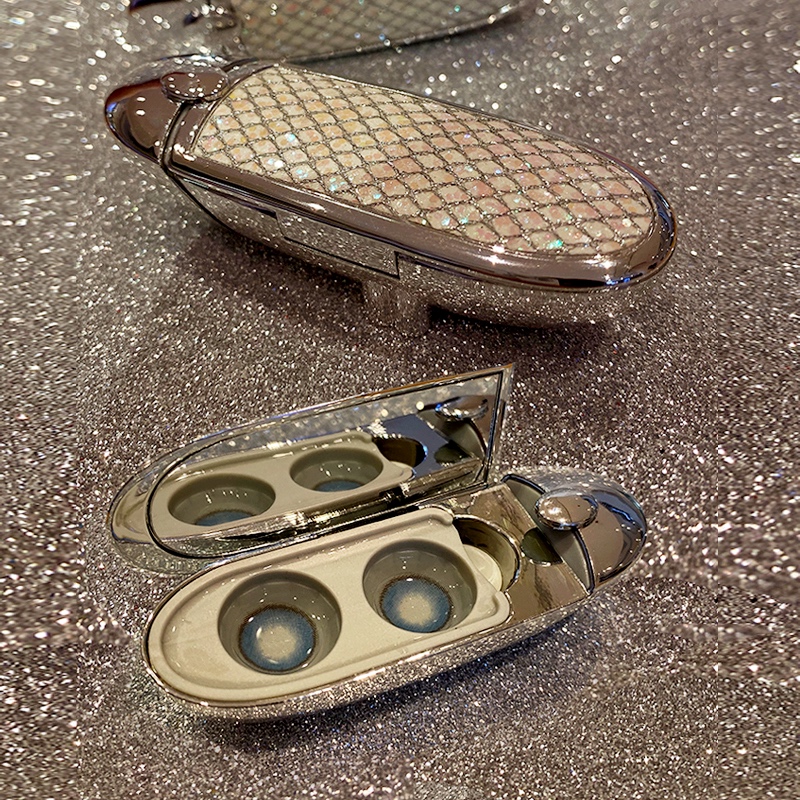 Anyu contact lens box free screw cover and leakage pupil box cute high-sense portable to incorporate companion box