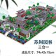Zhegao LZ8202 Suzhou garden building blocks construction micro-particle assembly China Tiananmen adult high-difficulty large-scale