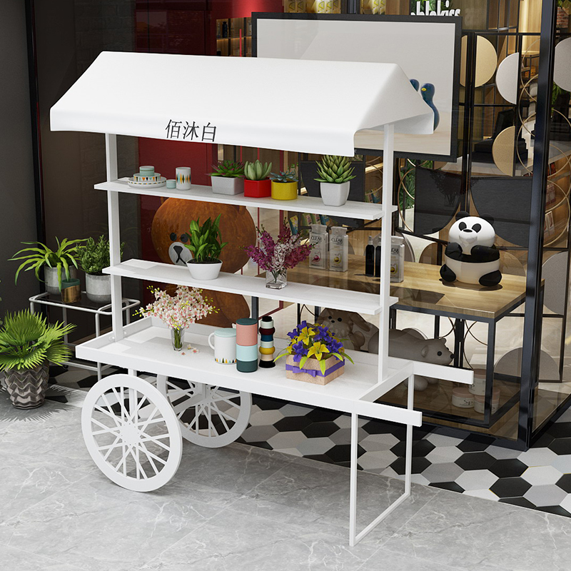 European creative promotional vehicle shelf multi-layer commercial dump special car supermarket trial tables display frame promotional float