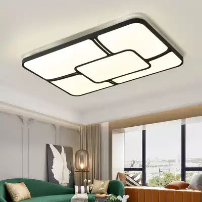 House living room living room lamp 2021 New Hall high-grade atmosphere light luxury rectangular smart super bright modern simple