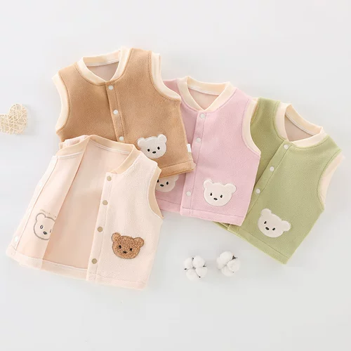 Bmw, детский осенний удерживающий тепло стеганый жилет, флисовый зимний слинг для младенца, пони, увеличенная толщина