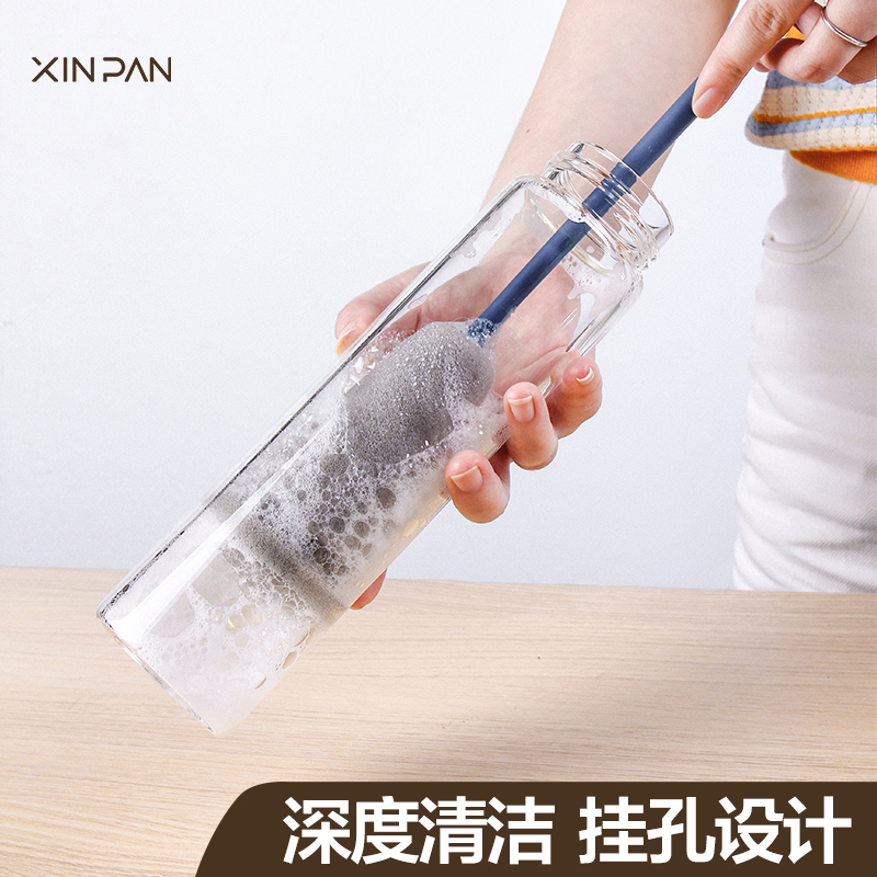 Cup Brush Wash Cup Thever Long Handle No Dead Angle Go To Tea Stain Sponge Wash Bottle Brushed Baby Cleaning Brush Subcup Brush