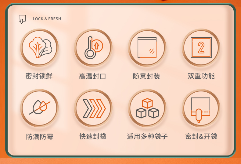 封口机小型家用迷你充电手压式便携密封机零食塑料袋热神器封口器详情2