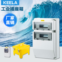 Outdoor industrial waterproof socket box Portable maintenance power supply Plastic distribution box Site switch mobile maintenance box