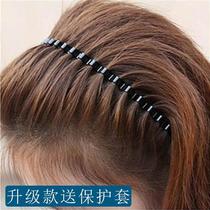 Hairband mens simple Joker female Korean version of pressure hair wave head hoop wash face mask crush hair clip hair clip