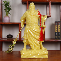 Jade Guan Public Swing Piece Guan Eru Fortune God Wu Caishen Worshies Statue Statue statue for home Standing Statue for Standing Two Public Statue