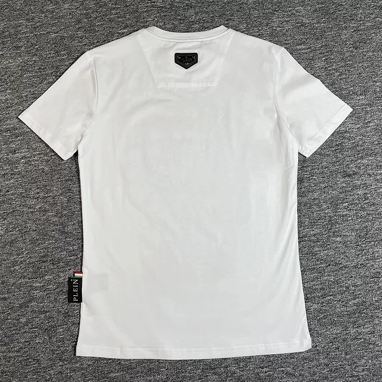 Philipp Plein/PP 24SS футболка с коротким рукавом Мужская череп нашивка и горячая слепка Feli Puli Чунся новинка