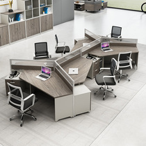 Shenzhen Office Furniture Desk Chair Portfolio Brief About Modern 6 Peoples Desk 3 Screen Table Partition