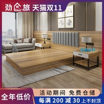 Strong Inn Bed room full custom furniture minimalist Hotel B & B light luxury 1 8 meters bed standard room bed