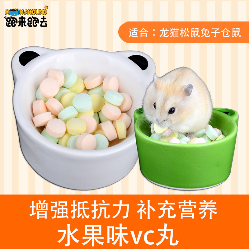 Fruit VC pill Harden snack rabbit squirrel nutritional healthy fruit vitamin pill health care snack