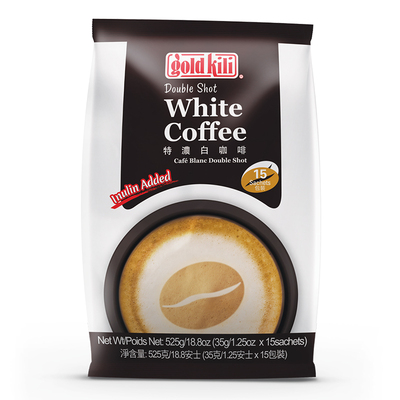 金祥麟新加坡进口特浓白咖啡三合一速溶咖啡粉娘惹咖啡35g*15包
