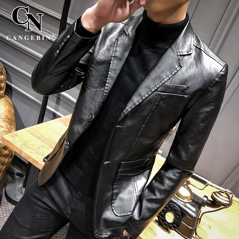 Genuine Leather Jacket for Men, Spring and Autumn Suit Jacket, Haining 2026 New Model, Sheepskin High-End First-Layer Cowhide Suit
