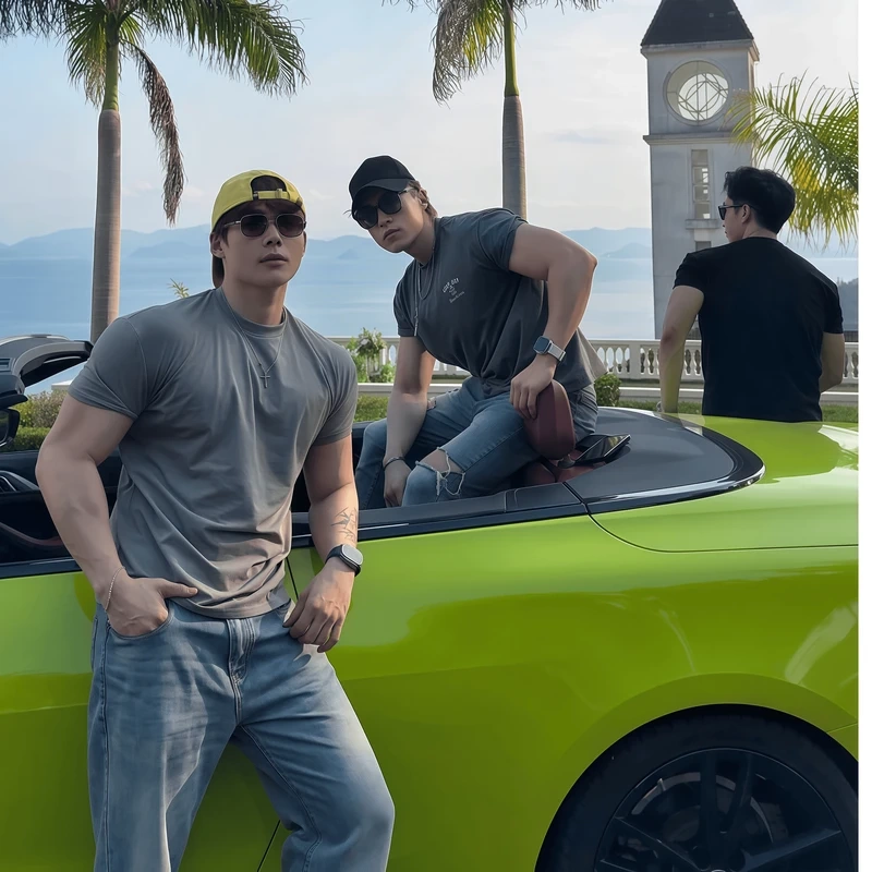 Summer Professional-Grade Outdoor Soft-Shell Quick-Drying American Casual Solid Color Ultra-High Elasticity Breathable Sports Crew Neck T-Shirt