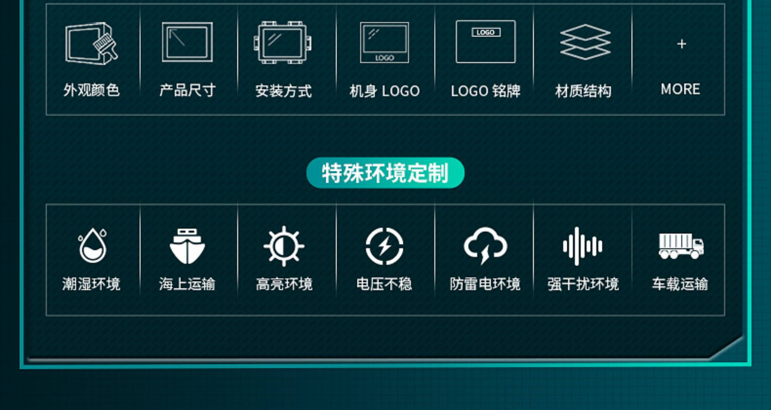 Монитор 11.6寸工位机抗电磁干扰 mes系统工厂车间sop刷卡工控电脑一体机 LHDE