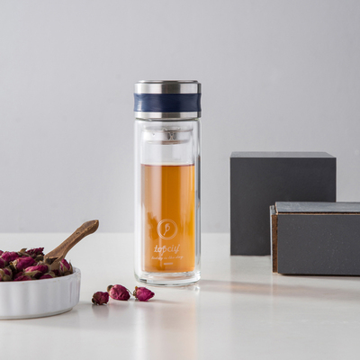 高硼硅双层玻璃杯男女加厚隔热泡茶杯家用杯子保温杯商务高档水杯