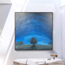 Womens Clothing Shop Wall Decoration Painting American Fashion Dresses Hang Paintings Bedroom Rooms Personality Frescoes Retro Oil Painting Starry Sky