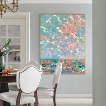 Morandi Color Ensemble Hand-painted Oil Painting Nordic Living Room Background Wall Decoration Painting Abstract Creamonguan Hanging Paintings Healing