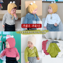 Baby Boy Clothing Autumn Winter Clothing New Baby Pure Cotton Khacoat Newborn Bag Fart Clothes Boys & Boy One-piece Clothes