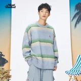 mostwantedlab Демисезонный трикотажный свитер для влюбленных, круглый воротник, оверсайз